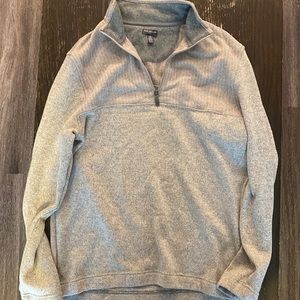 Van Heusen Large Beige/Tan Pullover Halfzip